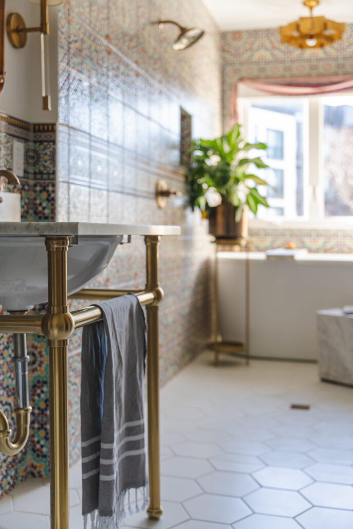 Moroccan Hammam Style Bathroom Remodel 16