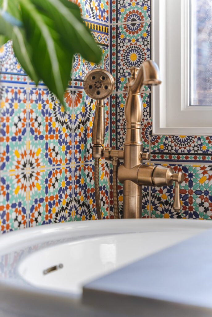 Soaking tub - Moroccan Hammam Style Bathroom Remodel (8)