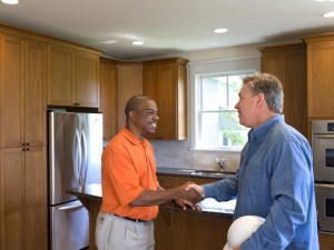 Discussing your plans before starting a kitchen addition in Ellicott City, MD 21042