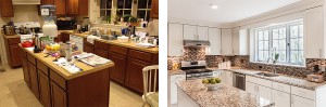 Potomac, MD 20879 before and after kitchen remodeling photo