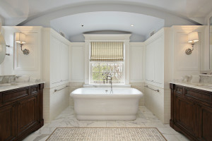 Bathroom remodel with granite tiles